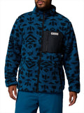 Columbia Felpa Zip Columbia Winter Pass da Uomo - Blu