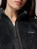 Columbia Felpa Zip Columbia Canyon Camp da Donna - Nero