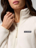 Columbia Felpa Zip Columbia Canyon Camp da Donna - Bianco