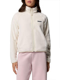 Columbia Felpa Zip Columbia Canyon Camp da Donna - Bianco
