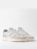 Date Sneakers Court 2.0 Uomo M451-C2-BA WhitE-Black - Bianco