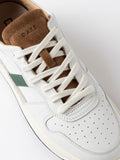Date Sneakers Court 2.0 Uomo M451-C2-VN WhitE-Cuoio - Bianco