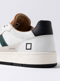 Date Sneakers Court 2.0 Uomo M451-C2-VN WhitE-Cuoio - Bianco