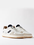 Date Sneakers Court 2.0 Uomo M451-C2-VN WhitE-Brown - Bianco
