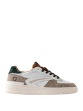 Date Sneakers Torneo Uomo M451-TP-CA WhitE-Green - Bianco