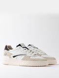 Date Sneakers Torneo Uomo M451-TP-CA WhitE-Brown - Bianco