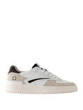 Date Sneakers Torneo Uomo M451-TP-CA WhitE-Brown - Bianco