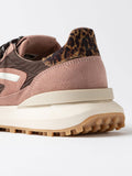 Date Sneakers Athleta Donna W451-AT-NY BrowN-Pink - Rosa