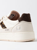Date Sneakers Court 2.0 Donna W451-C2-VN IvorY-Leopard - Avorio