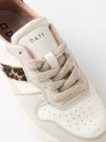 Date Sneakers Court 2.0 Donna W451-C2-VN IvorY-Leopard - Avorio