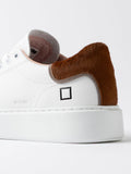 Date Sneakers Sfera Donna W451-SF-PN WhitE-Cuoio - Bianco