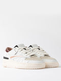 Date Sneakers Torneo Donna W451-TO-CO WhitE-Bordeaux - Bianco