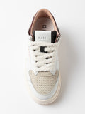Date Sneakers Torneo Donna W451-TO-CO WhitE-Bordeaux - Bianco