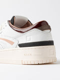 Date Sneakers Torneo Donna W451-TO-CO WhitE-Bordeaux - Bianco