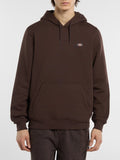 Dickies Felpa Cappuccio Uomo DK0A4XCD Chocolate Brown - Marrone