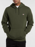 Dickies Felpa Cappuccio Uomo DK0A4XCD Deep Depths - Verde