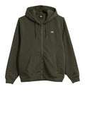 Dickies Felpa Zip Uomo DK0A4XD3 Deep Depths - Verde