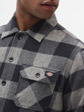 Dickies Camicia Casual Blu Uomo DK0A4XDZ Grey Melange - Grigio