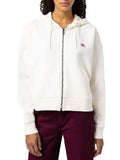 Dickies Felpa Zip Donna DK0A4Y1Z Ecru - Avorio