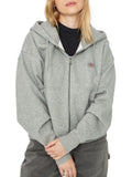 Dickies Felpa Zip Donna DK0A4Y1Z Heather Grey - Grigio