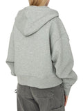 Dickies Felpa Zip Donna DK0A4Y1Z Heather Grey - Grigio
