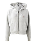 Dickies Felpa Zip Donna DK0A4Y1Z Heather Grey - Grigio