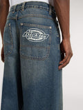 Dickies Jeans a Palazzo Uomo DK0A87NK Khaki Tinted Blue - Denim