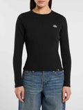 Dickies T-shirt Donna DK0A87QA Black - Nero