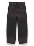 Dickies Jeans Wide Donna DK0A885J Black Wash Faded - Nero