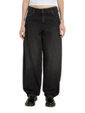 Dickies Jeans Wide Donna DK0A885J Black Wash Faded - Nero