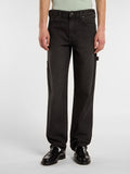 Dickies Jeans Tapered Uomo DK0A88PL Black Wash Faded - Nero