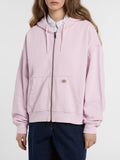 Dickies Felpa Zip Donna DK0A8CDJ Fragrant Lilac - Rosa
