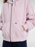 Dickies Felpa Zip Donna DK0A8CDJ Fragrant Lilac - Rosa