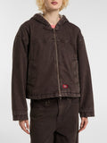 Dickies Giubbino di Jeans Donna DK0A8CHU Dark Brown - Marrone