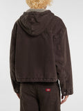 Dickies Giubbino di Jeans Donna DK0A8CHU Dark Brown - Marrone