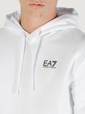 Ea7 Felpa Cappuccio Uomo 7M000570AF10377 White/black - Bianco
