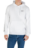 Ea7 Felpa Cappuccio Uomo 7M000570AF10377 White/black - Bianco