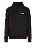 Ea7 Felpa Zip Emporio Armani Uomo 7M001047AF10377 Black/white - Nero