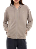 Ea7 Felpa Zip Emporio Armani Donna 7W000192AF24375 Cinder - Avorio