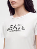 Ea7 T-shirt Donna 7W001445AF10373 White - Bianco