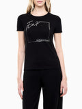 Ea7 T-shirt Donna 7W001663AF10373 Black - Nero