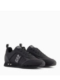 Ea7 Sneakers Emporio Armani Unisex 7X000337AF18613 Triple Black+silver - Nero