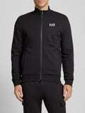 Ea7 Felpa Zip Emporio Armani Uomo 8NPM36PJVTZ Black - Nero