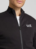 Ea7 Felpa Zip Emporio Armani Uomo 8NPM36PJVTZ Black - Nero