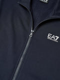 Ea7 Felpa Zip Emporio Armani Uomo 8NPM36PJVTZ - Blu