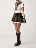 ELEH Gonna Mini Donna EFW260006 Moro - Marrone