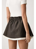 ELEH Gonna Mini Donna EFW260006 Moro - Marrone