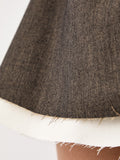 ELEH Gonna Mini Donna EFW260006 Moro - Marrone