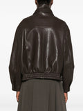 ELEH Giubbino di Pelle Donna EFW260038 Moro - Marrone