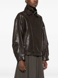 ELEH Giubbino di Pelle Donna EFW260038 Moro - Marrone